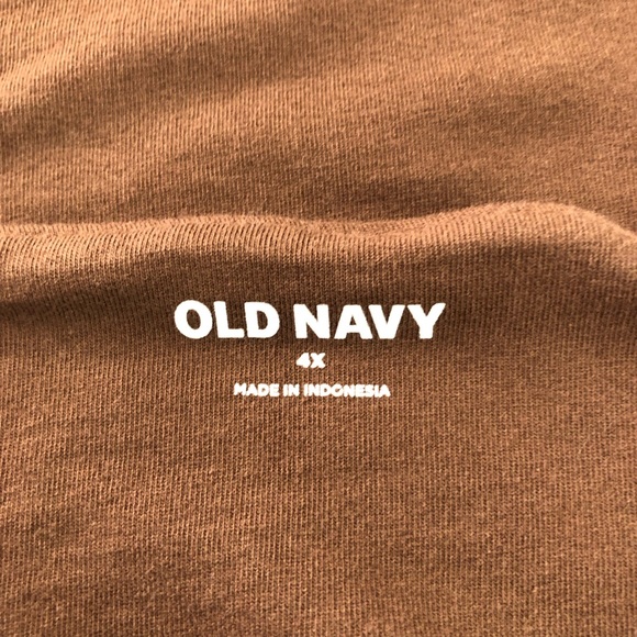 Old Navy Brown Bodysuit Size 4X Sleeveless Plus Size Cotton Blend Feminine - Picture 2 of 14